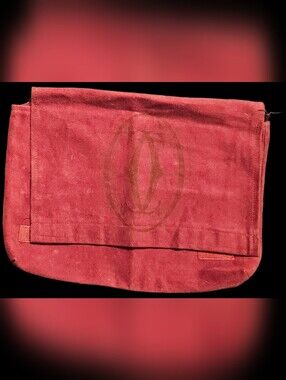 RARE Cartier Juste un Clou Panthère Santos Red Envelope Dust Bag Tote